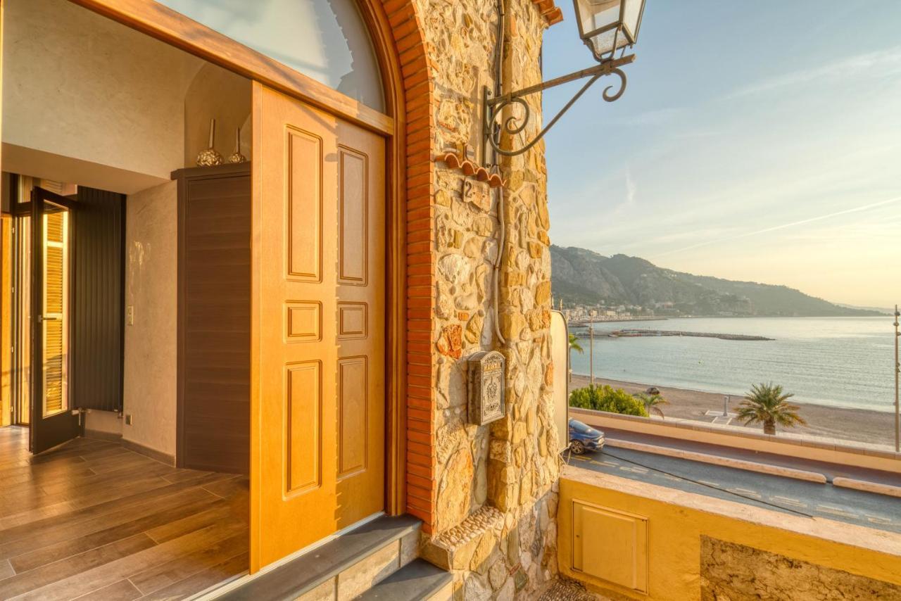 Apartment Les Sablettes Panoramic Sea View Menton Exterior foto